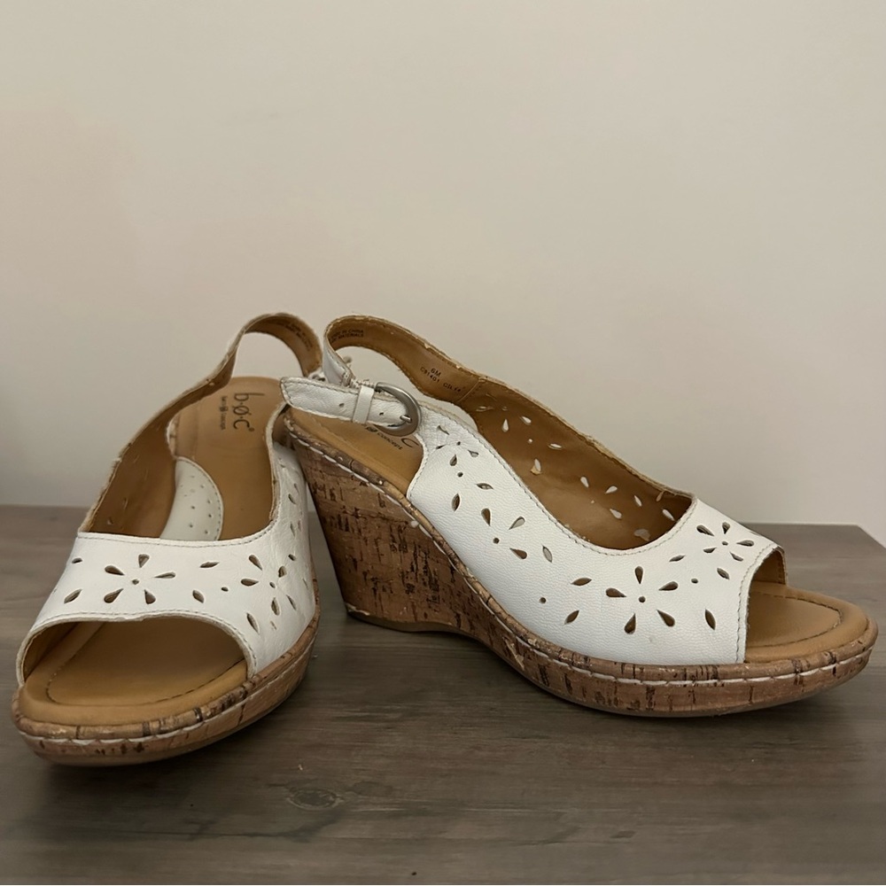 Born Concept Kacee cutout wedge sling back sandal